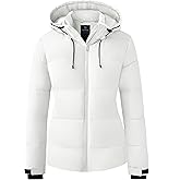 wantdo Women's Recycled Winter Coat Waterproof Puffer Jackets With Hood
