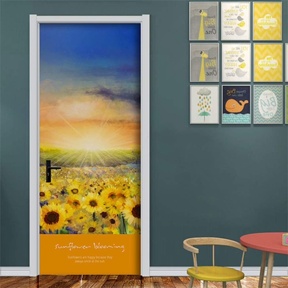 Amazon Com Wall Door Sticker Self Adhesive Door Poster
