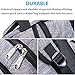 HARFING Waterproof Insulated Diaper Bag Backpack with Changing Pad & Stroller Straps, Large Capacity, Lightweight Travel Baby Gear Nappy Organizer for Mom & Dad,Grey