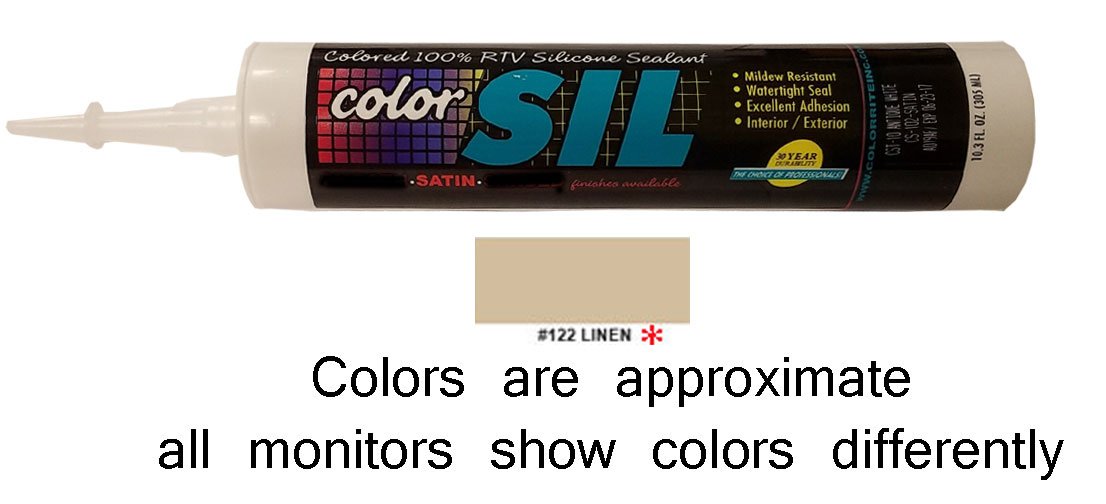 Color Matched Silicone Caulk - Custom Building Products (57 Colors)(Linen)