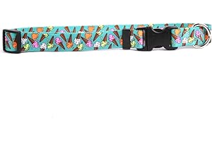 Yellow Dog Design Ice Cream Cones Dog Collar 3/8" Wide and Fits Neck 4 to 9", (ICC101)