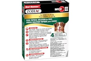 Zodiac® Infestop™ II Flea Topical Solution for Dogs 11kg - 25kg - 4 Tubes