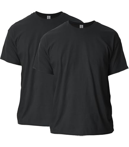 Amazon.com: Anvil Lightweight T-Shirt (980) Black/Dark Heather