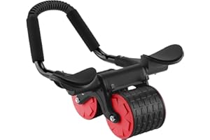 Uota Elbow Support Automatic Rebound Abdominal Wheel，Ab Roller for Abdominal Exercise Machine，Abs Workout Equipment，Dolly Core Strengthening Trainer Fitness Belly Training