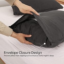Simple&Opulence 100% Linen Pillowcases 1 Pair Basic