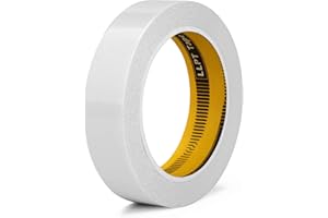 LLPT Double Sided Tape 1" x 50 Ft Each Sticky Adhesive Transparent Ultra Thin Tear by Hand for DIY Crafts Scrapbooking Arts P