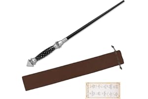 EnchantZone Magic Wizard Wand Resin Witch Sorcerer Wands for Kids Cosplay Party Halloween Costume Accessories, Conical