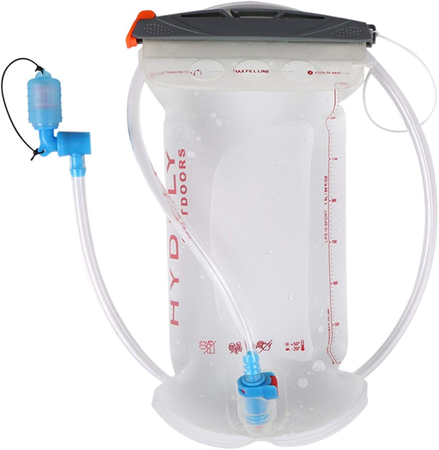 Hydration Bladder, Water Bladder BPA Free, Large Opening Water Reservoir, Leak Proof Water