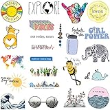 Cute Stickers(23Pcs),Laptop and Water Bottle Decal Sticker Pack for Teens, Girls, Women Vinyl Stickers Waterproof