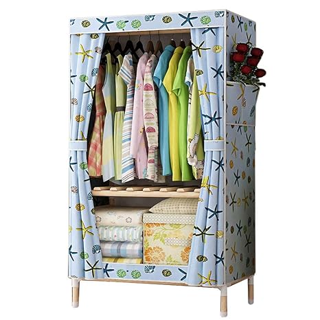 Children S Furniture Foldable Cloth Cabinet Simple Solid Wood