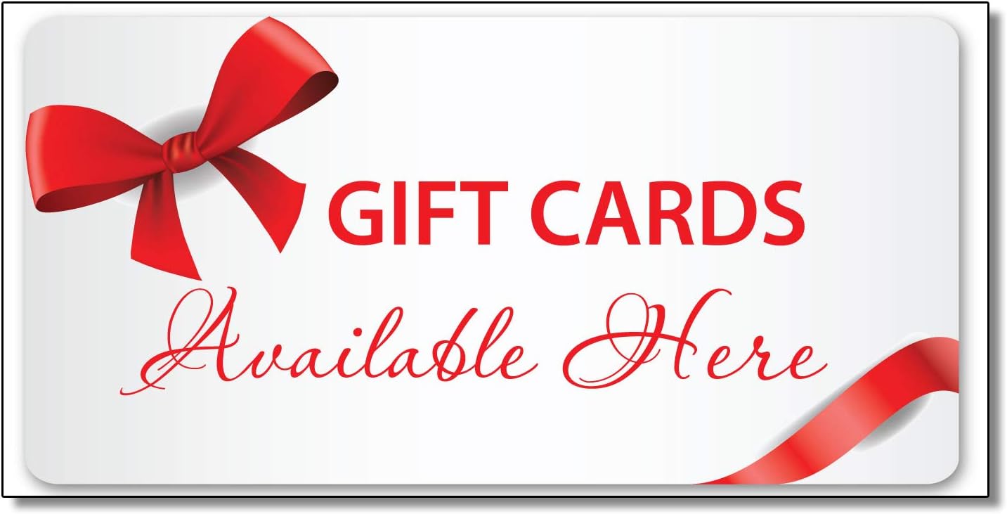 Amazon Com Gift Cards Available Here Business Decal Sticker