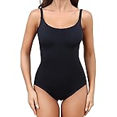 Oegho Shapewear Bodysuits For Women Tummy Control Seamless Sleeveless Body Shaper Body Suit XS-XL
