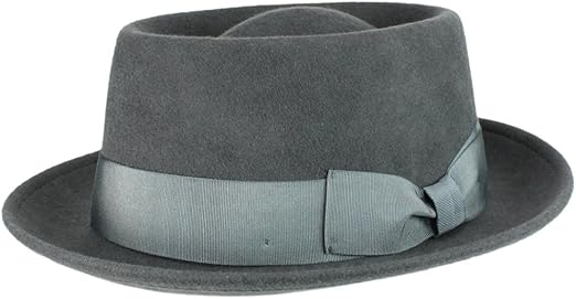 grey pork pie hat