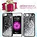 Caka iPhone 6 6S Case, iPhone 6 7 8 Glitter Case Starry Night Series Bling Flowing Floating Luxury Liquid Sparkle Soft TPU Glitter Case for iPhone 6 6S 7 8 (4.7 inch) (Silver)