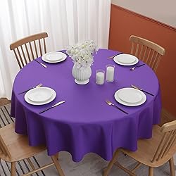 Softalker Round Tablecloth, Waterproof & Stain