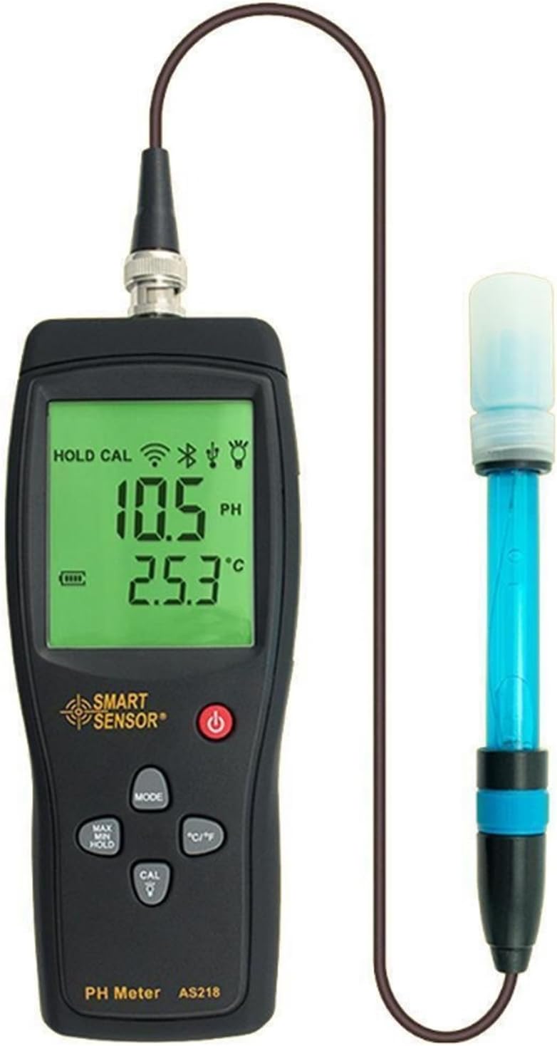 Digital PH Meter The Soil ph Meter PH Tester 0.0014.00pH Moisture Measuring Instrument Water PH