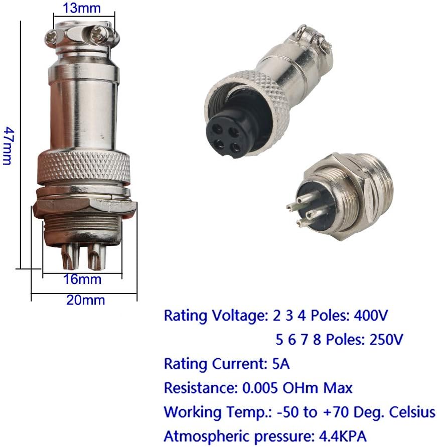 RUNCCI-YUN 18PCS Aviation Connector Plug - Image 3
