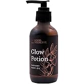 Glow Potion Radiant Body Oil - Hydrate and Moisturize, Quick Absorbing Formula, Firm & Tighten Skin Tone, Smooth and Soften - Skincare for Women and Men (4 oz)