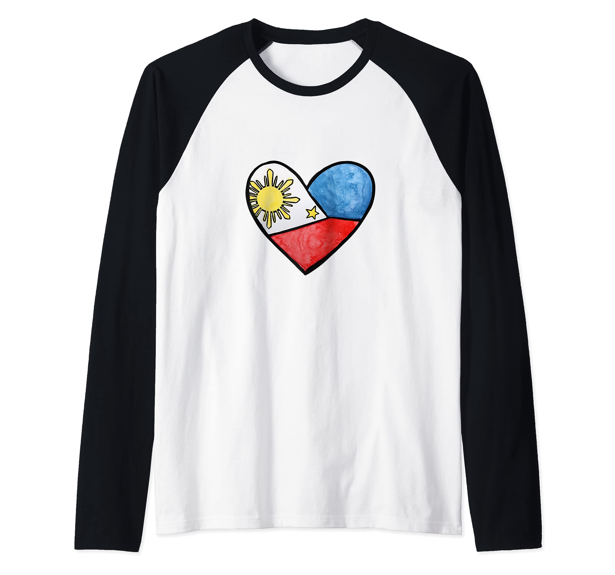 Pinoy sining ng filipina Filipino Pride art Philippines Raglan Baseball Tee