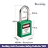 Boviisky Lockout Tagout Locks Set, 10 Green Lockout Tagout Safety ...