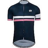 Coconut Ropamo CR Mens Cycling Jersey Short Sleeve Road Bike Shirt with 3+1 Zipper Pockets Breathable Quick Dry