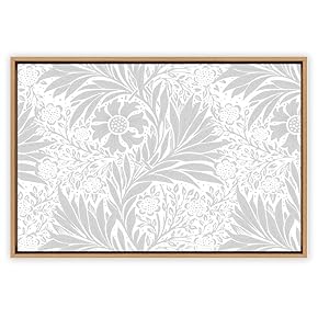SIGNWIN Framed Canvas Wall Art Floral Pattern Canvas...