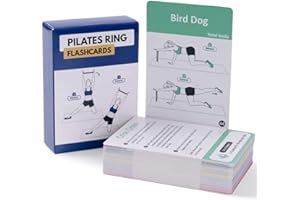 Pilates Ring Workout Cards - Magic Circle Pilates Flashcards - Quick Reference Guide for Pilates Exercises - Yoga Pilates Ess