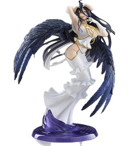 Amazon.com: Overlord Albedo Pure White Devil Ver. Figure T-Most