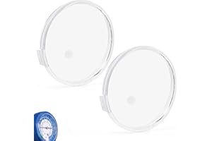 2 Pcs 49100 Replacement Crystal Pressure Gauge Lens for Brute II Manifolds, 80mm Crystal Water Pressure Gauge Lens Compatible