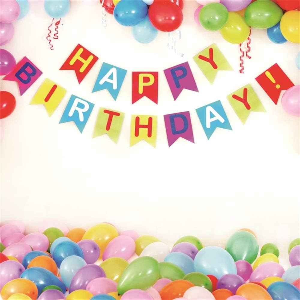 Amazon Com Ofila Happy Birthday Backdrop 8x8ft Birthday Party
