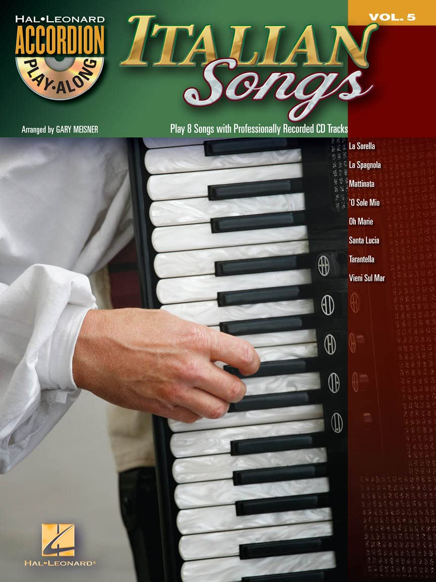 Italian Songs. Accordion Solo. Includes CD (Hal Leonard Accordion Play-Along)