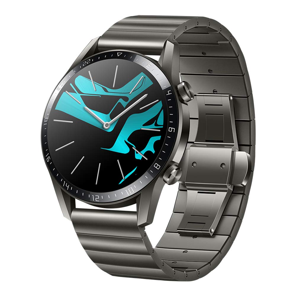 HUAWEI Watch GT 2 Smart Watch, 1.39 Inch AMOLED Display with 3D Glass Screen, 2 Weeks Battery Life, GPS, 15 Sport Modes, Bluetooth Calling Smartwatch, Titanium Grey, 46 mm