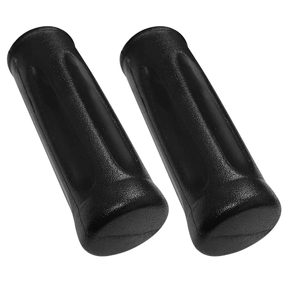 cyclingcolors 2 x Universal Handling Trolley Trolley Handles Plastic Black Quality (Diameter 20 mm x 115 mm)