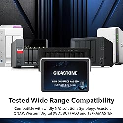 GIGASTONE 2TB NAS SSD Drive (4-Pack) 24/7 Durable