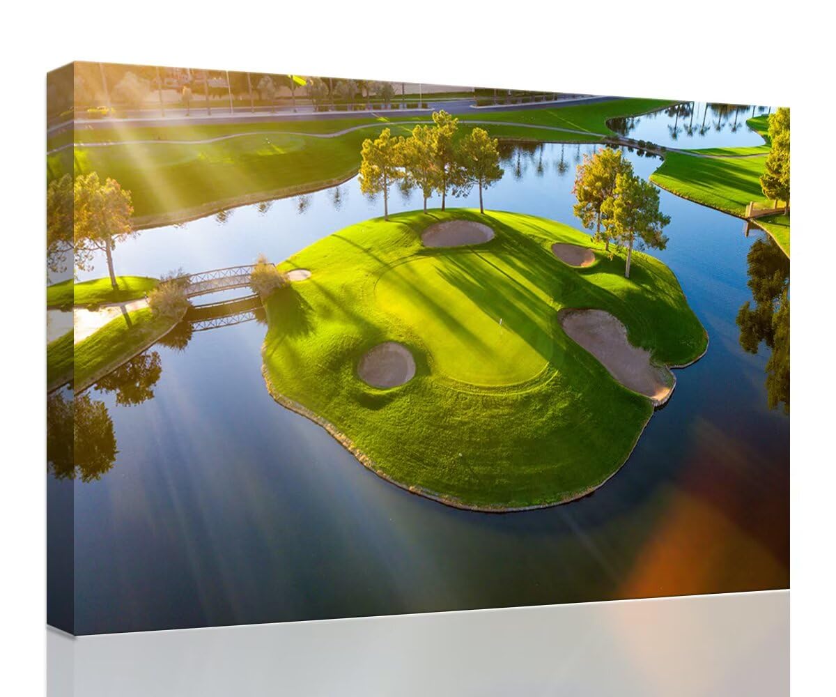 chenchenArt Arizona Golg Hole Wall Art Picture Golf