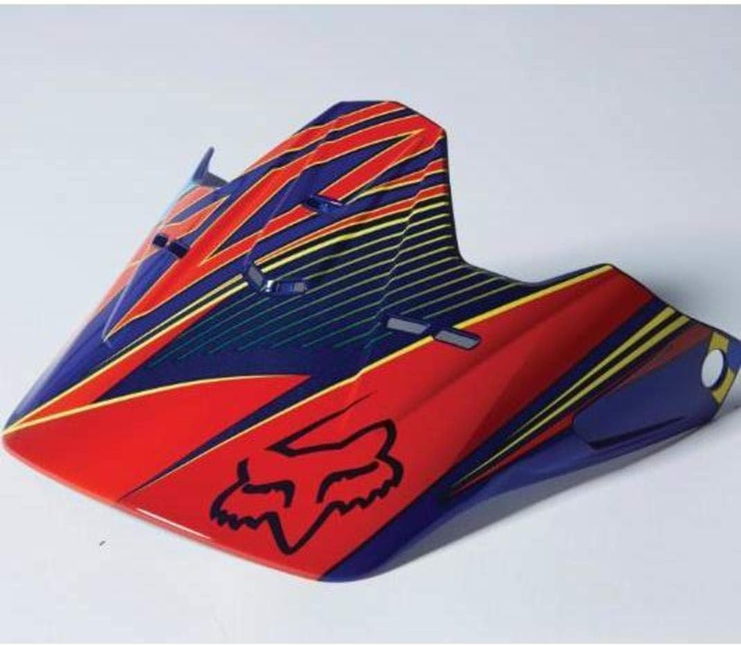 Fox Racing 2014 YTH V1 RADEON HLMT VISOR [BLU] NS BLU No Size 09415-002-NS