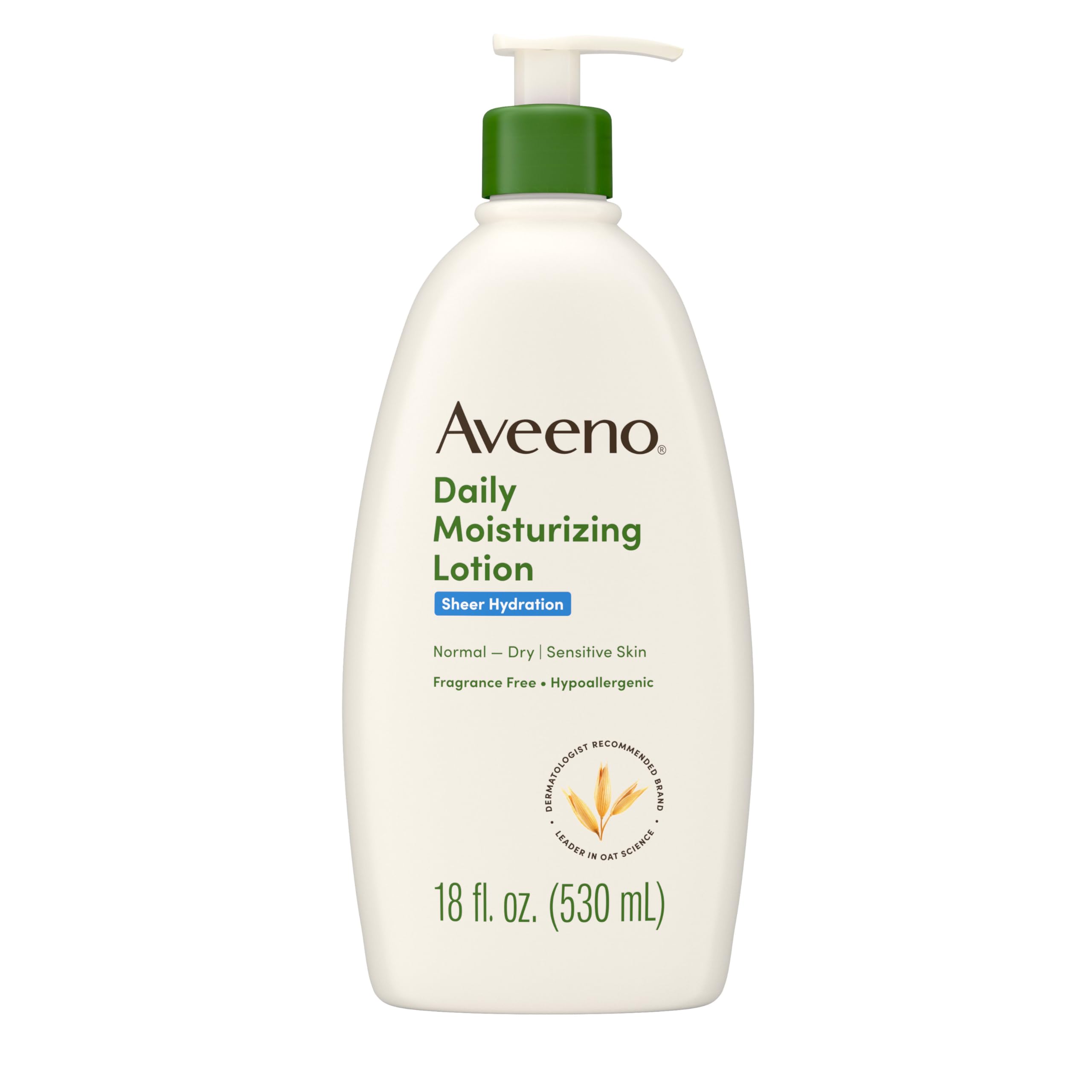 Aveeno Active Naturals Daily Moisturizing Lotion, Sheer Hydration 18 fl oz (530 ml)