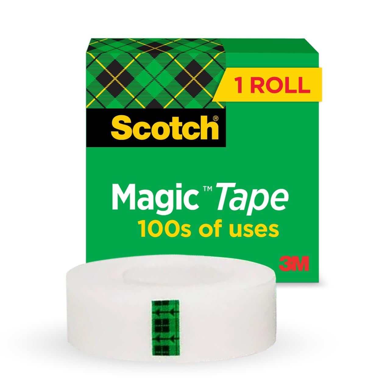 3M TS-170018 810 Scotch Magic Tape, Invisible Tape Matt, 19mm x 33m