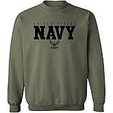 zerogravitee U.S. Navy Anchor Crewneck Sweatshirt