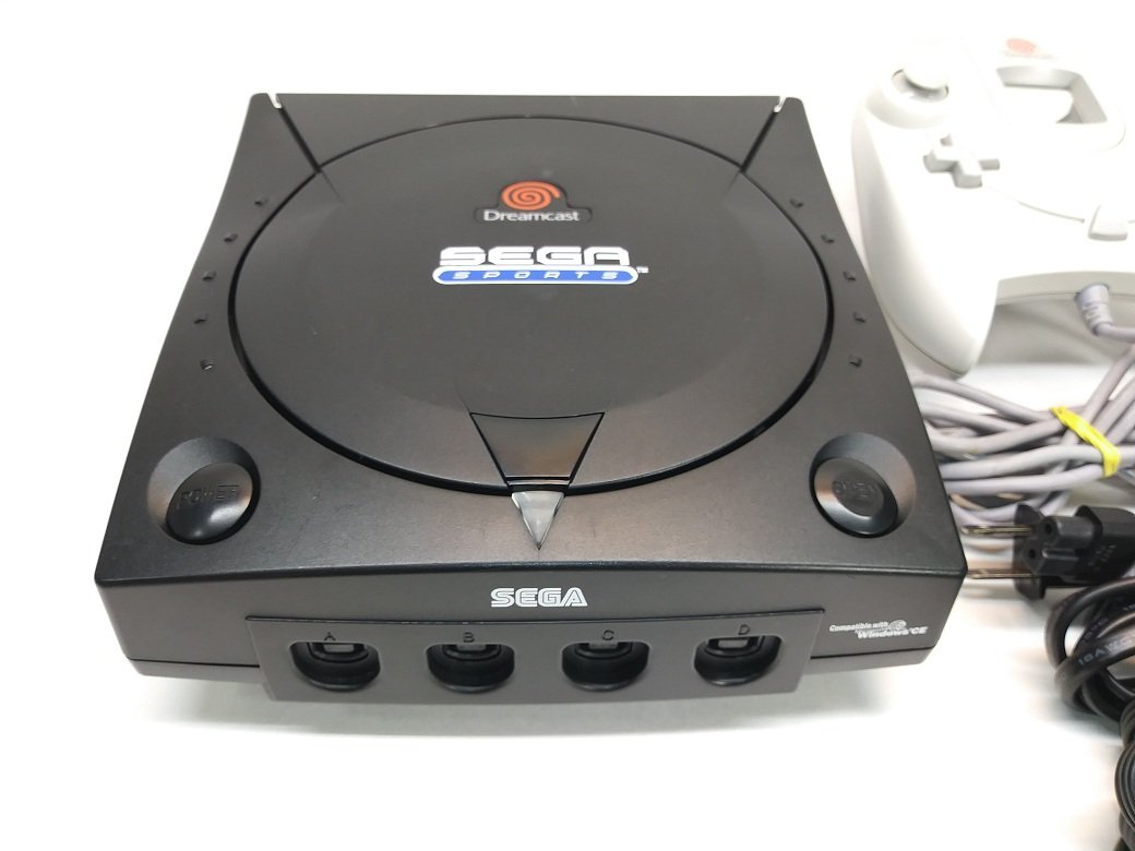 Sega Dreamcast System - Video Game Console (Black Sega Sports Edition): Video Games