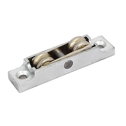 Aexit Cupboard Glass Cabinet Hardware Door Double Wheel Sliding