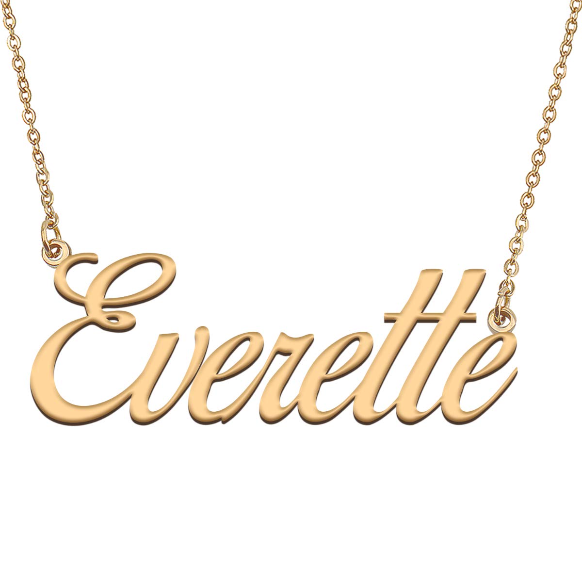 HUAN XUN Customized Custom Simple Any Name Necklace