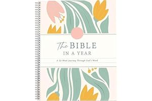 The Bible In A Year: A 52-Week Bible Study For Women Spiral, Spiral Bible In A Year, The Daily Walk Bundle, A Daily Bibles Study Workbook With Note Taking Space For Guided Reading Plan(A5, 1PC)