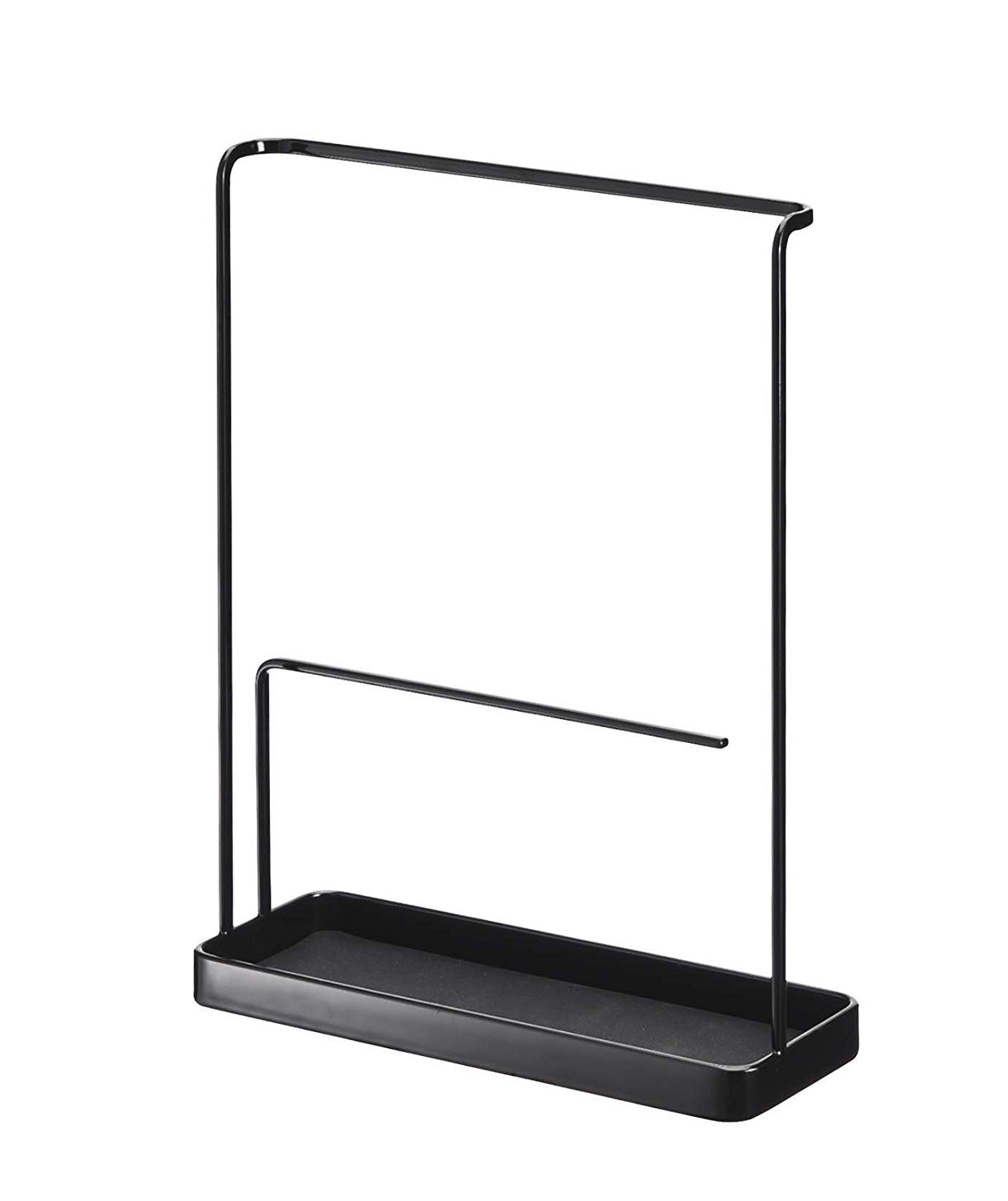 Yamazaki 6988 TOWER Accessory & Sunglasses Stand, black, Steel, Minimalist, 20 x 7.5 x 25.5 cm