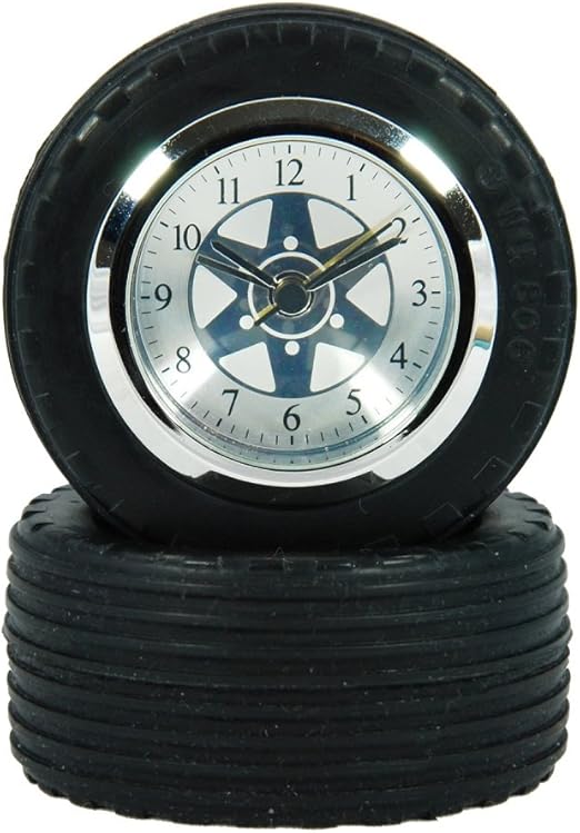 F1 Racing Car Tyre and Wheel Desk Clock in gift box Amazon.co.uk