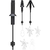 Tree Nest Universal Christmas Tree Topper Supporter Holder Fits All Base Types for Live Christmas Tree and Artificial Christmas Tree Halloween Christmas Garden Treetop Decoration Must-Haves