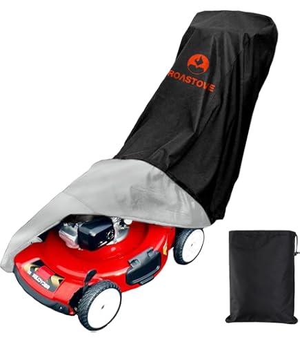 Housse Imperméable Tondeuse à Gazon – Protection Anti-UV, Poussière, Intempéries (186 X 102 X 66 Cm) - 12