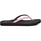Sanuk Yoga Joy | Flip Flops for Women | Yoga Sandals For Women | Women's Beach Sandals | Memory Foam Footbed, Fragrant Lilac, 9