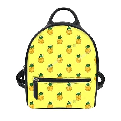 yellow fashion backpack