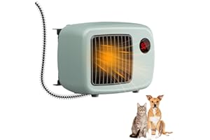 CYELN 600W Dog House Heater,Anti-Bite Cord Heated Dog House,Wall-Mounted Dog Heater,Outdoor Dog Heater Keep Your Pet Warm and Happy UL Tested for Safety